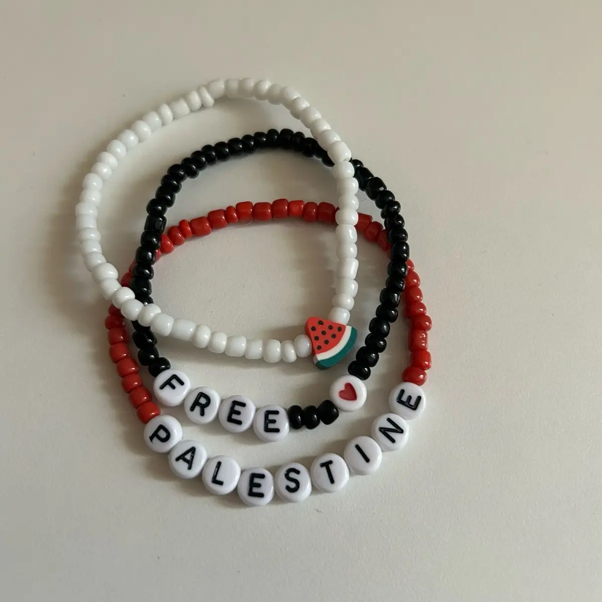 Bracelets Beaded Free Palestine Support Raise Awareness