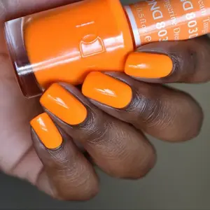DND 803 Tangerine Dream Gel and Lacquer Duo nail care nail art