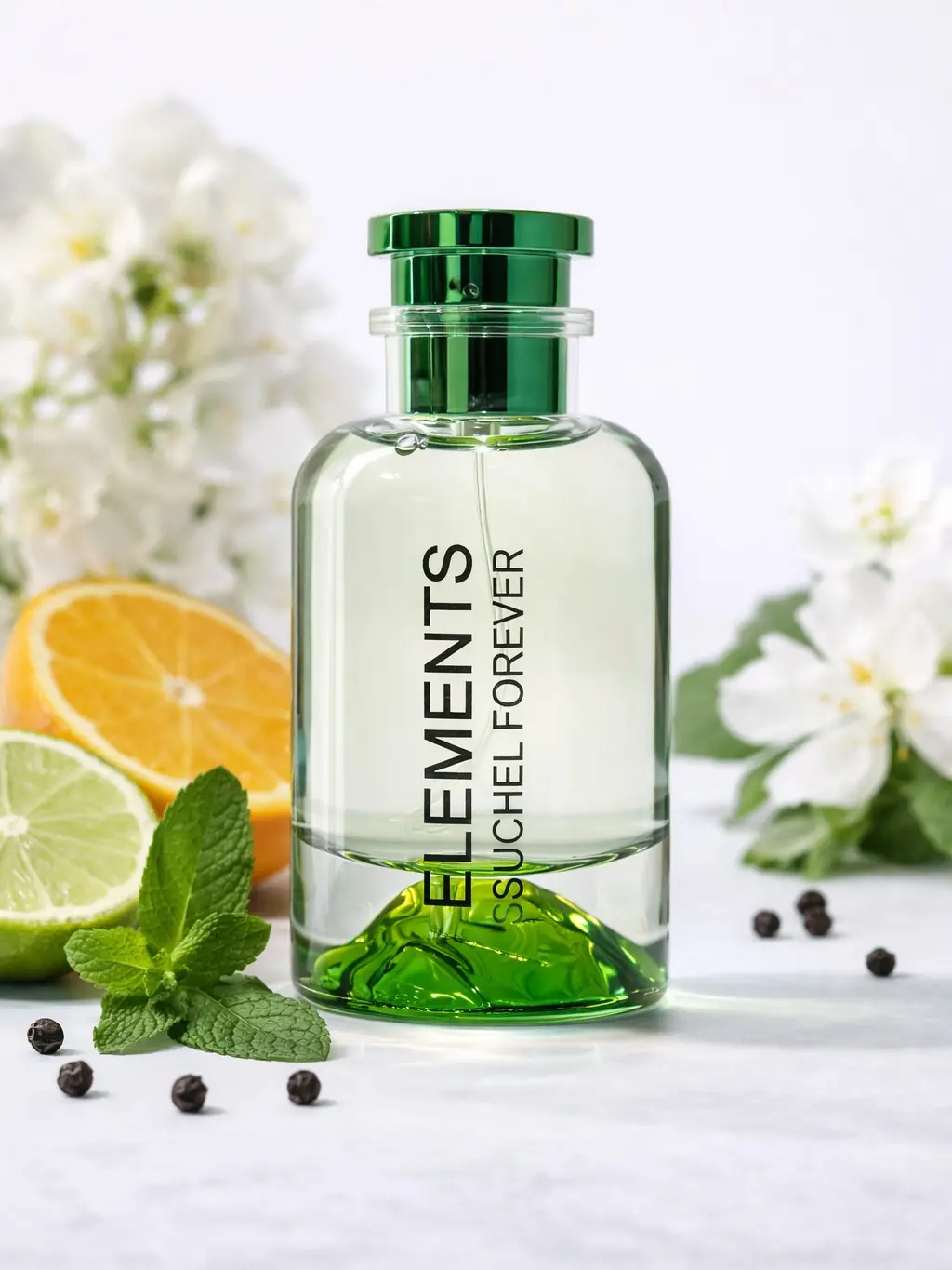 SUCHEL FOREVER Elements Green Eau de Parfum (EDP) for Men, Captivating Fragrance with an Elegant Fresh Scent, Versatile for Daily Wear, Great Scent
