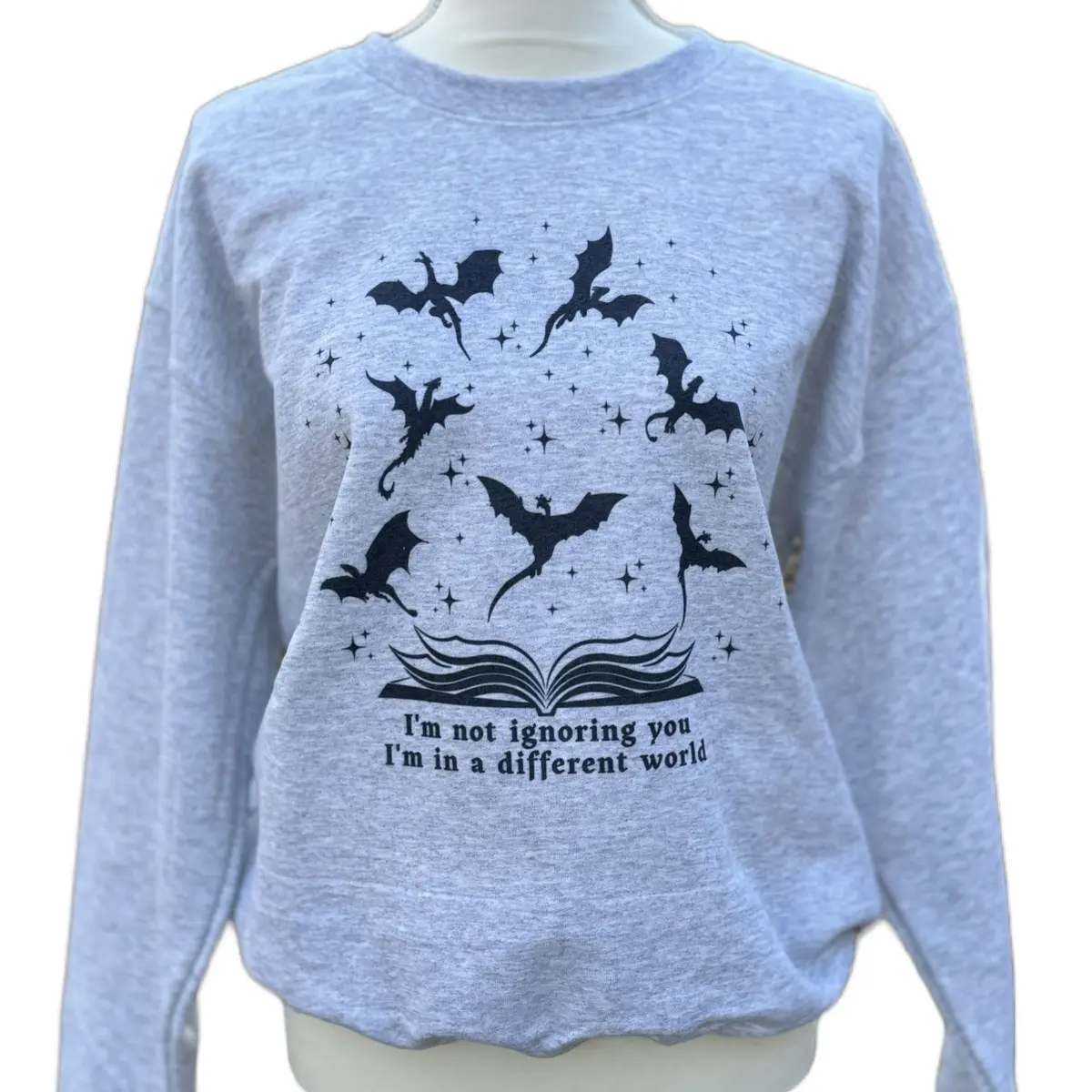 Fantasy Book Dragon Sweatshirt