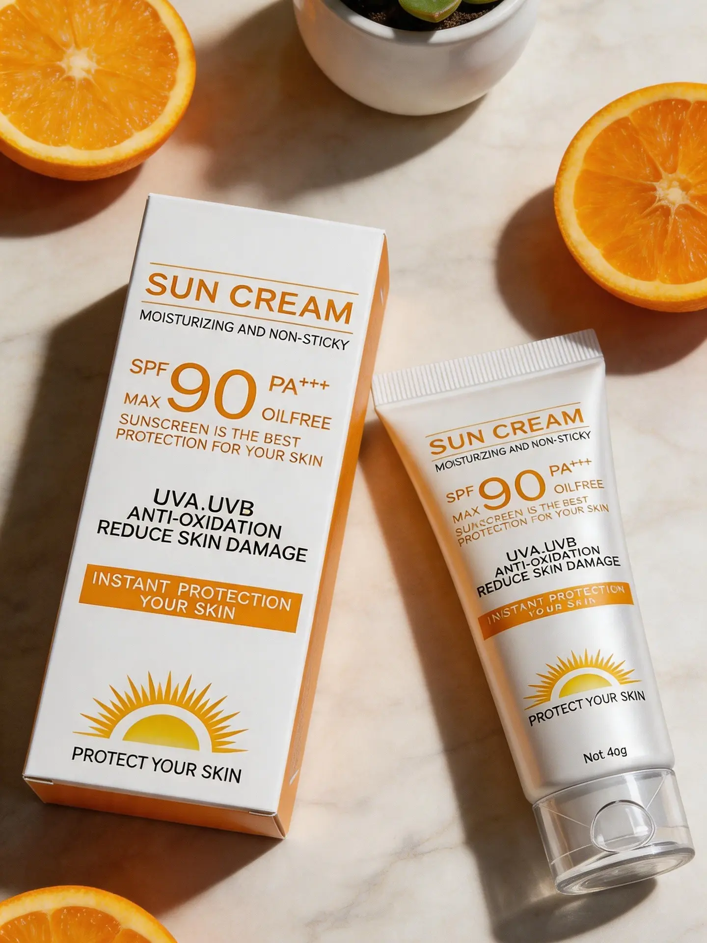 Lightweight Moisturizing Cream Primer - Summer Face & Body Primer, Non-Sticky, Delivers Natural Look Without Fake White Finish, Easy to Pat Until Absorbed