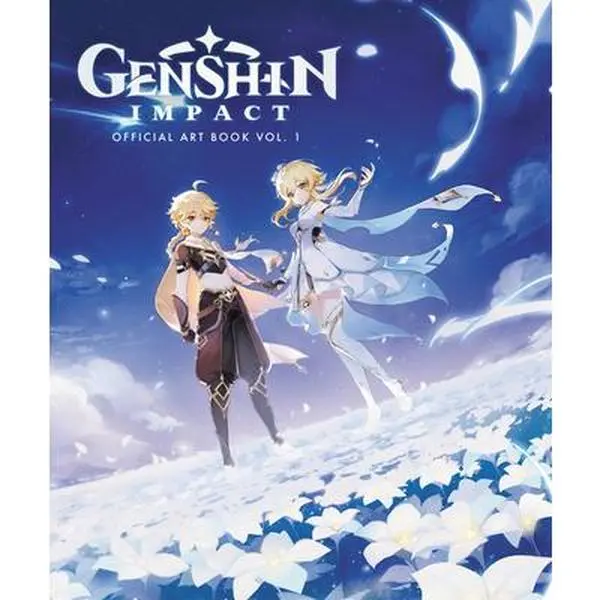 Genshin Impact Official Art Book Vol. 1 - Mihoyo Co Ltd Paperback, Genshin Impact Fan Collectible with Character Designs, Character Trailer Art, Gorgeous Illustrations, Promotional Materials, Storylines