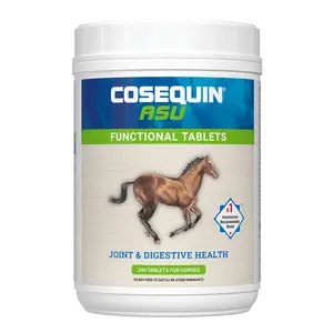 Nutramax Cosequin ASU Joint & Digestive Health Functional Tablets for Horses, 240 Tablets