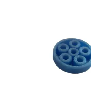 Gear Spinner Fidget Toy - Blue Circular Object with Gears Design