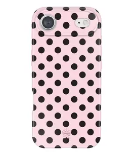 Velvet Caviar Princess Pink Polka Dot iPhone Case - Cute & Trendy MagSafe Compatible Protective Phone Case, Shockproof & Stylish Design