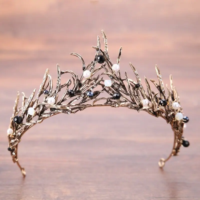 FBT - Vintage Retro Pearl Tiara