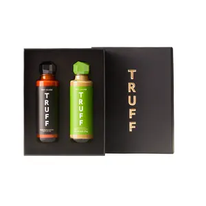 TRUFF Jalapeño Lime Hot Sauce Combo Pack - Gourmet Hot Sauce Set of the Original Flavor (6 oz) and the Jalapeño Lime (6 oz), Unique Flavor Experiences with Truffle, 2-Bottle Bundle