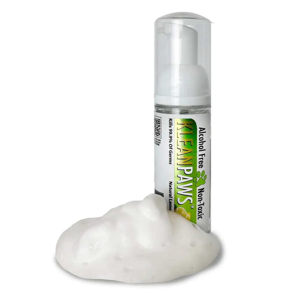 Dog Paw Cleaner - KLEAN PAWS Non-toxic Foaming Cleaner