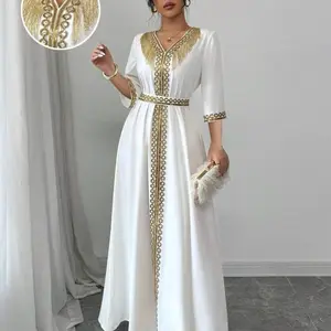 Women's Elegant Fringe, Sequins, Patchwork Dress