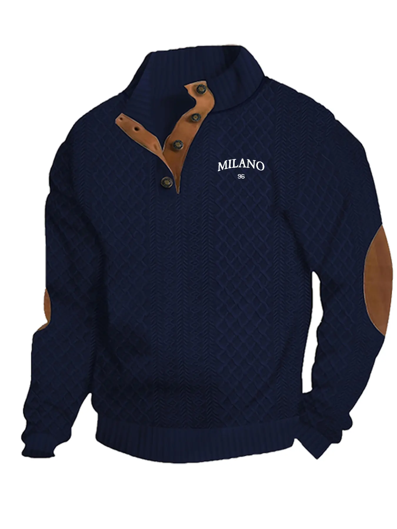 A men's casual sports long-sleeved Henley collar hoodie with letter printing, comfortable fabric, casual style, suitable for men's daily in autumn and winter, essential for men's gatherings and dates.