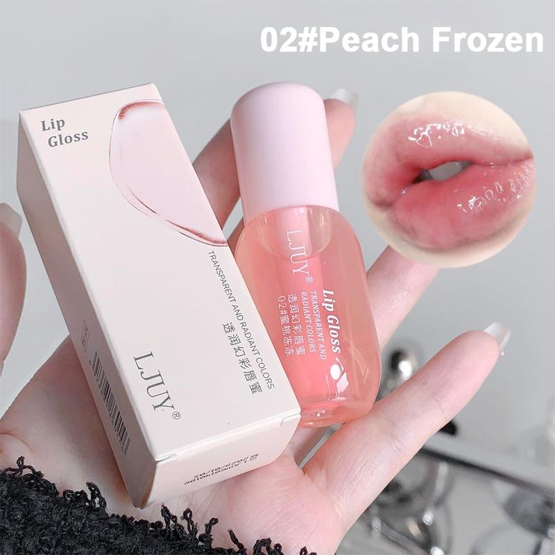 6/3 Pcs Lip Gloss Hydrating Lip Glaze Stick, Oil Transparent Glossy Lip Honey, Fades Fine Lines, Affordable Unisex Balm for Students