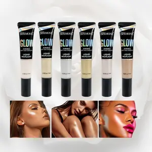 Liquid Highlighter Makeup, Natural Glow Face Body Highlighter Stick, Silky Smooth Light Liquid Luminizer, Long Lasting Highlight Face Illuminator Make up Bronzer Pearl