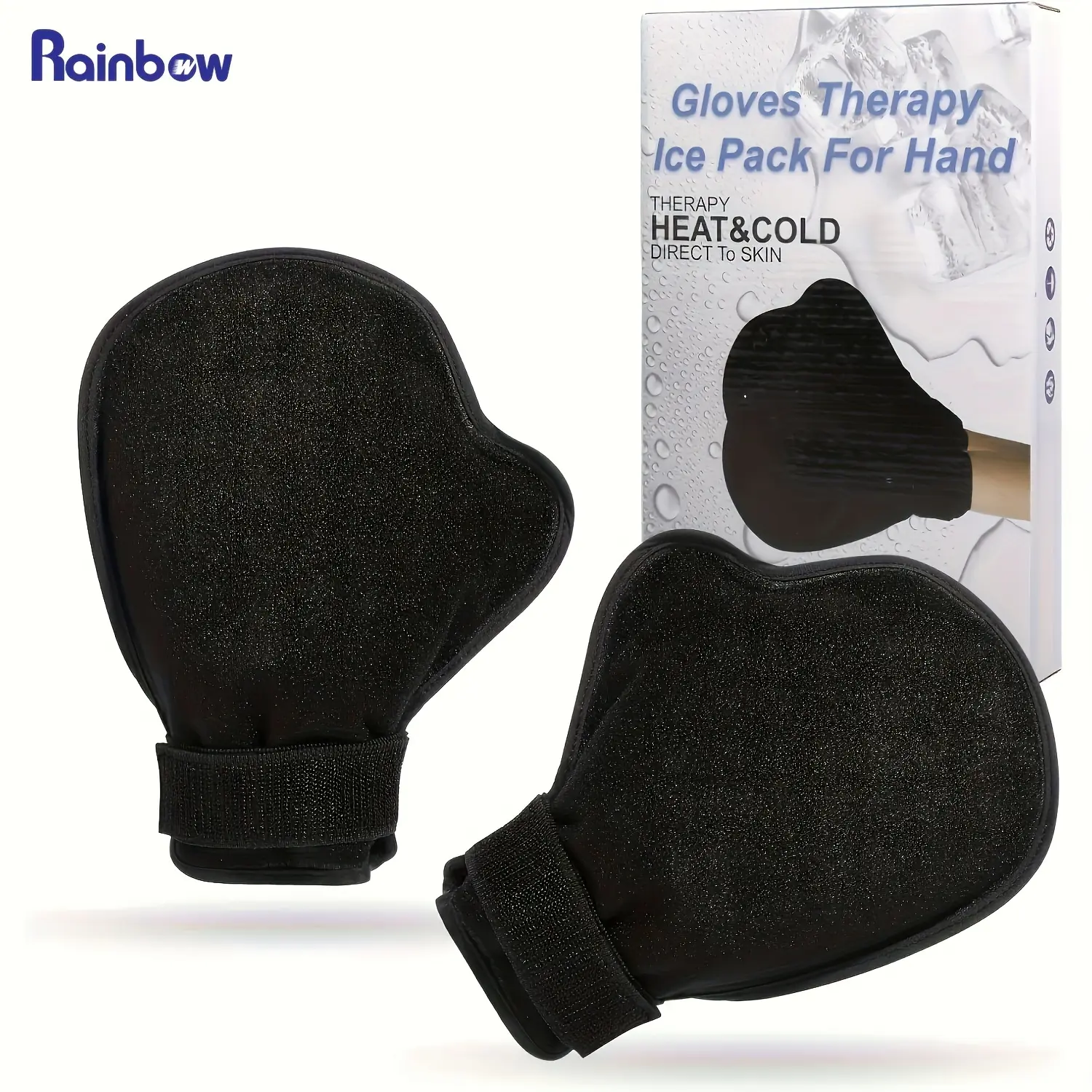 Hand Ice Pack Gloves, Ice Pack for Hand and Wrist, 2 Pack Ice Gloves for Hands, Palm and Finger Hand Ice Pack Gloves, Ice Pack for Hand and Wrist, 2 Pack Ice Gloves for Hands, Palm and Finger