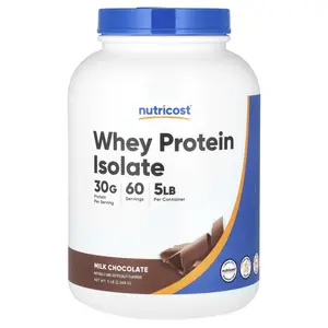 Nutricost Whey Protein Isolate, Milk Chocolate , 5 lb (2,268 g)