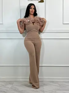 Mocha jumpsuit