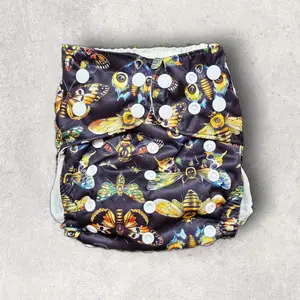 Gilded Wings Pocket Cloth Diaper Shell | Leakproof Reusable Cloth Diaper