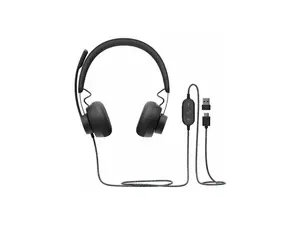 Logitech Zone Wired 2 Noise-Canceling Headset (UC) - Off-white