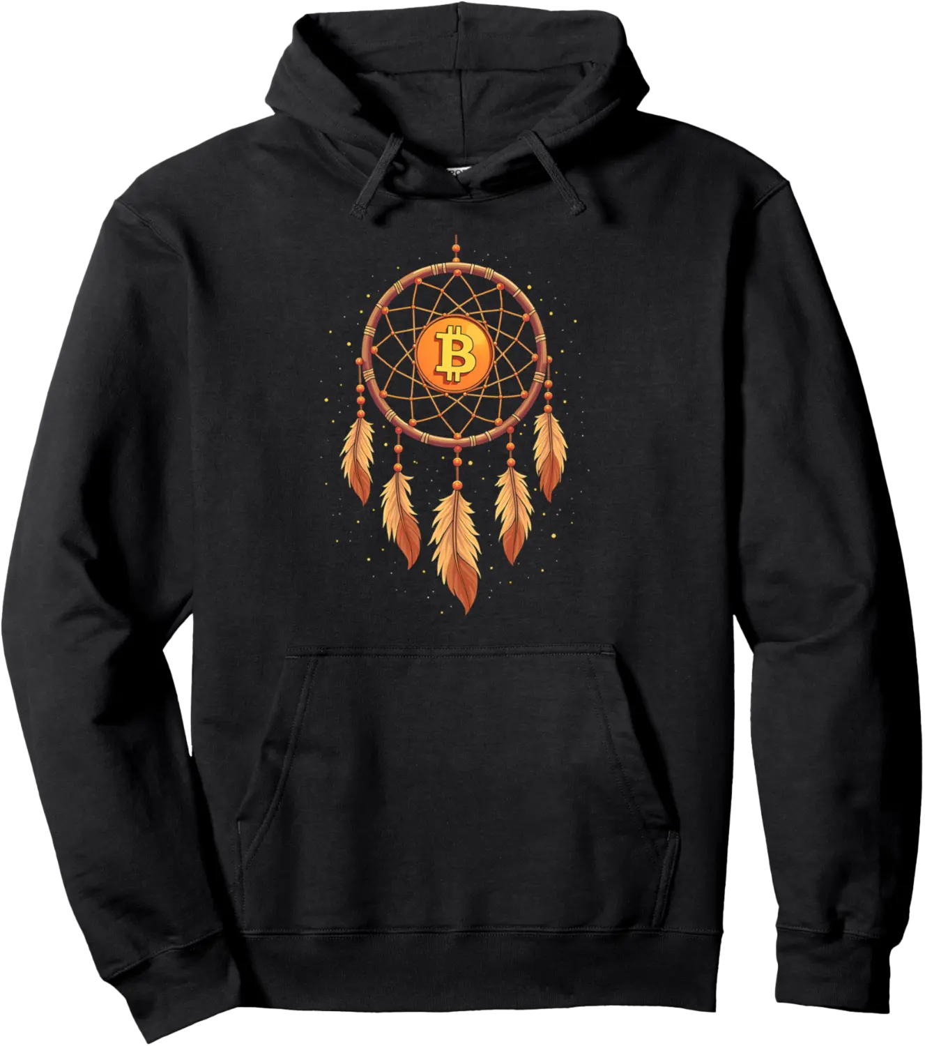 Dream Catcher Bitcoin Logo Blockchain BTC Nature Feather Pullover Hoodie - Nestorporas Shop 62B0DMFH8J3G