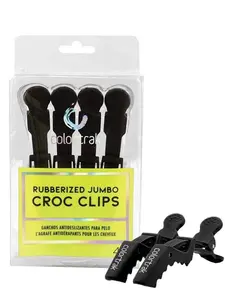 Colortrak Rubberized Jumbo Croc Clips