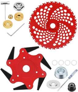 Steel Trimmer Head，6 Steel 65Mn Razors Trimmer Head Bamp; 36 Teeth Brush Cutter Blade, Weed Eater Blades for Brush Cutter, Trimmer, Weed Eater HK Brand