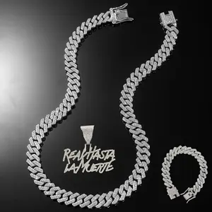 New 2025 Pendant Necklace Men and Women Hip Hop Letters Tennis Chain Hip Hop Pendant Necklace Fashion Jewelry Accessories Creative Gift