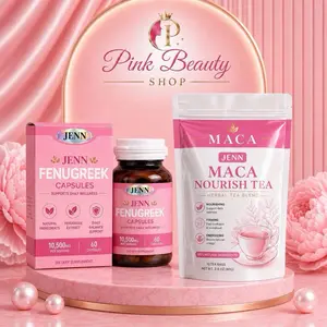 Jenn Fenugreek capsules Nourishing  & Tea Set - Plant-Based Blend for Daily Nutrition
