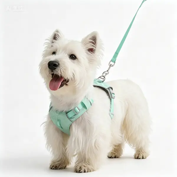 No-Pull Polyester Dog Harness & Leash Set, Multi-Size Lightweight Breathable Quick-Dry Mesh Vest with Cooling Effect, Reflective Padded Adjustable Design, Easy-Control Handle for Controlled Walks, Hiking