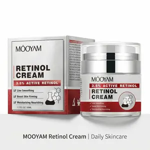 MOOYAM Retinol Cream — Hydrating & Anti-Wrinkle Facial Moisturizer | Enhances Skin Firmness | Improves Skin Texture | Long-Lasting Hydration | Suitable for All Skin Types