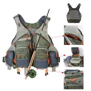 Kylebooker Fly Fishing Vest Pack Adjustable for Men and Women