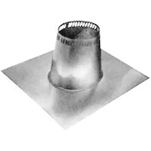 212 MAIN Selkirk 206815 6 In. Tall Flat Roof Flashings - Water-Diverting, Low Pitch, Seals Openings