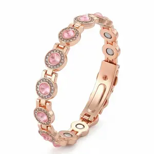 Women's Magnetic Bracelet with 3500 Gauss Magnets - Suitable for & Magnetic, Daily Wear & Gift, Year-Round Elegant Accessory