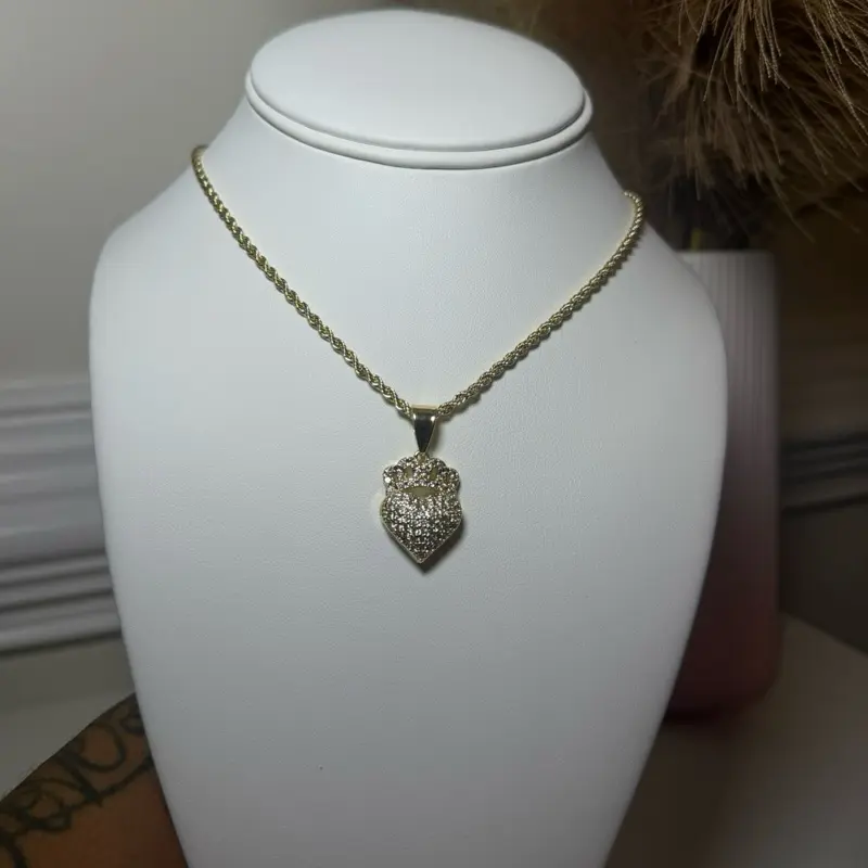 Crown Heart Chain