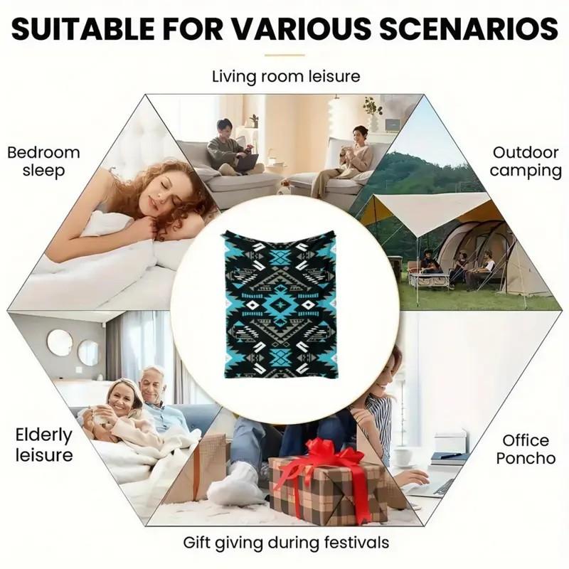【MECE】1pc Aztec pattern Blanket-Lightweight Home Furnishings Bedding Blanket 280gsm,Beds-Soft and Warm Fabric Digital Printed Blanket, Cute Blanket, Interesting Blanket,Suitable for Sofas Beds Travel Camping Living Rooms Offices Sofas Chairs 【MECE】1pc Aztec pattern Blanket-Lightweight Home Furnishings Bedding Blanket 280gsm,Beds-Soft and Warm Fabric Digital Printed Blanket, Cute Blanket, Interesting Blanket,Suitable for Sofas Beds Travel Camping Living Rooms Offices Sofas Chairs