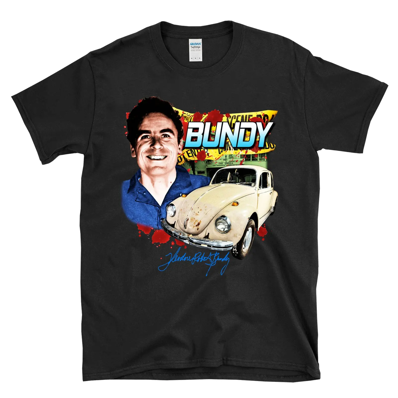 TED Bundy Beetle Racing Serial Killer True Crime Fan Bug T-Shirt