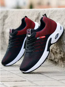 Men's Fashion Lace-Up Low-Top Sports Shoes, Comfortable Running Sneakers, Casual Trendy All-Purpose Shoes, Non-Slip Wear-Resistant Walking Shoes