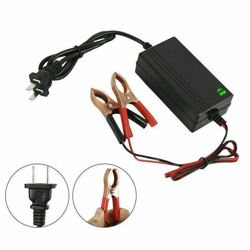 12V Auto Car Battery Charger & Maintainer, Compact 2A Max Power ABS Plastic Smart Trickle Float Charger with Automatic Desulfator, Pulse Repair for Cars-Trucks Lead-Acid AGM GEL Batteries system antigravity