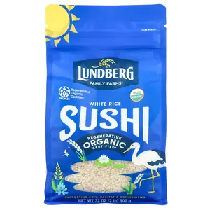 Lundberg Organic White Rice Sushi, 32 oz (907 g) Lundberg Organic White Rice Sushi, 32 oz (907 g)