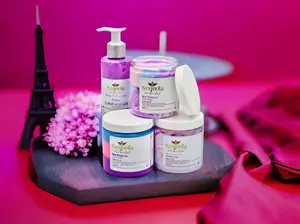 Sea Princess Winter Glow Collection: 6-Piece Luxury Skincare Set featuring Natural Body Butter, Shaving Soap, Sugar Scrub, Lotion, Face Mask " Moisturize Aloe