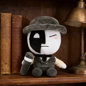 "Die of Death" Artful Detective Roblox Game Character Plush Toy - Fully Stuffed Soft Touch Doll, Ideal for Bedroom/Study/Living Room Decoration, Premium Collectible for Anime Enthusiasts, Soft Cuddly Gift, Perfect Gift for Boyfriends & Kids
