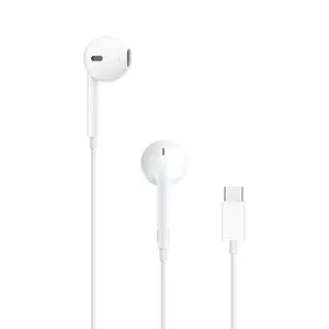 Headphones with USB-C plug, wired earbuds with built-in remote for controlling music, calls and volume Audio