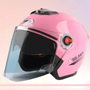 Dual Lens Four Season Protective Helmet Universal Safety Gear for Electric Scooter Motorcycle Motorbike Riding