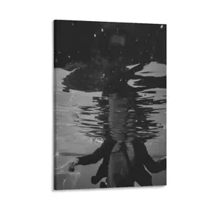 Depression Black And White Poster Poster Canvas Wall Art For Bedroom Decor Bar Office Room Decor Gift