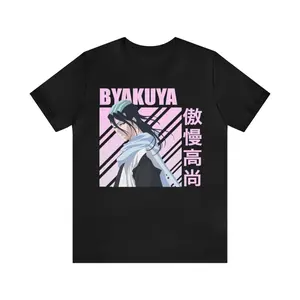 BLEACH Byakuya Kuchiki Unisex Anime T-Shirt, Bleach T-Shirt, Byakuya T-Shirt, Bleach Anime Merch, Bleach Manga, Anime Shirt, Anime Gift