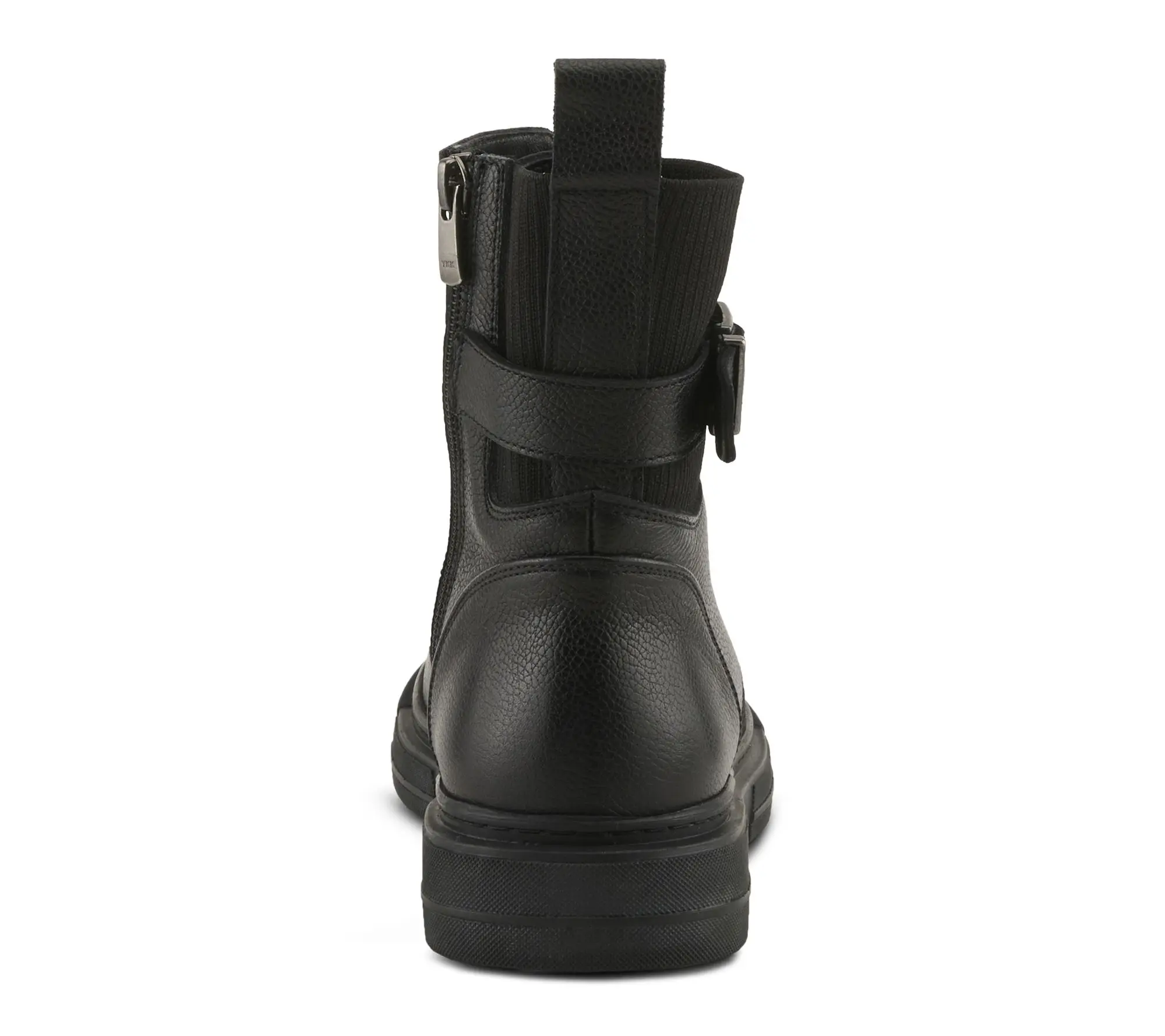 Spring Step Leather Combo Boots - Urbanattire