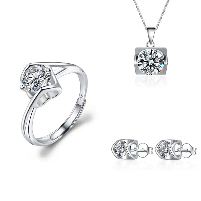 Angel's Kiss 1 Carat Three Piece Set