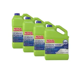 Mold Armor 1 Gal. E-Z House Wash Mold and Mildew Remover (4-Pack) Lavar el moho y eliminar los hongos