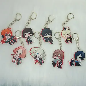 Persona 5 Chibi Keychain Set, Jker, Panther, Skull & More