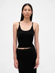 Gap Women's CashSoft Stretch Crop Tank Top