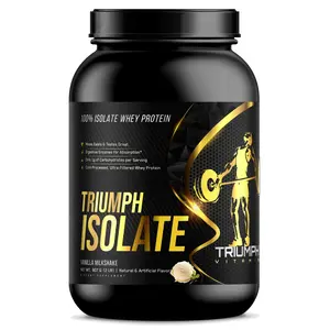 Triumph Isolate Whey Protein Isolate Powder 25g - 29 Serves (Vanilla Ice Cream) - Sugar Free Protein Powder