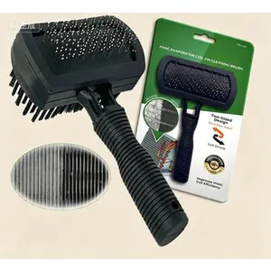 Double-Sided HVAC Coil Cleaning Brush with Stainless Steel Pins, Heavy Duty AC Fin Cleaner Tool for Evaporator and Condenser Coils, Safe for Air Conditioner Fins, Reusable and Durable Coil Maintenance Brush